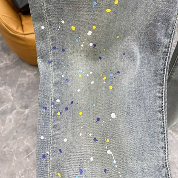 Amiri Skinny Colorful Painter Jeans - Picture 5 of 9
